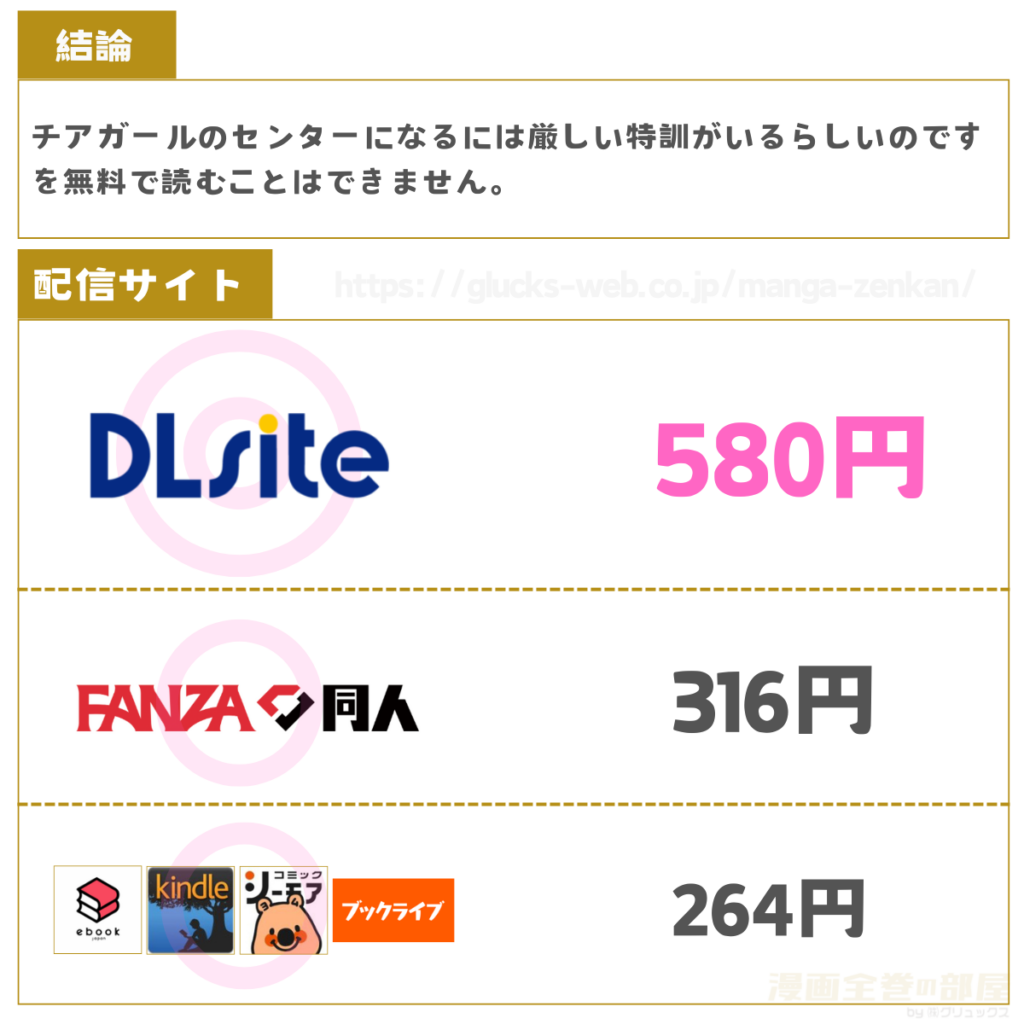 『チアガールのセンターになるには厳しい特訓がいるらしいのです』