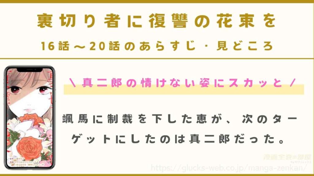 『裏切り者に復讐の花束を~絶対に許さない~』16話~20話のあらすじ・見どころ