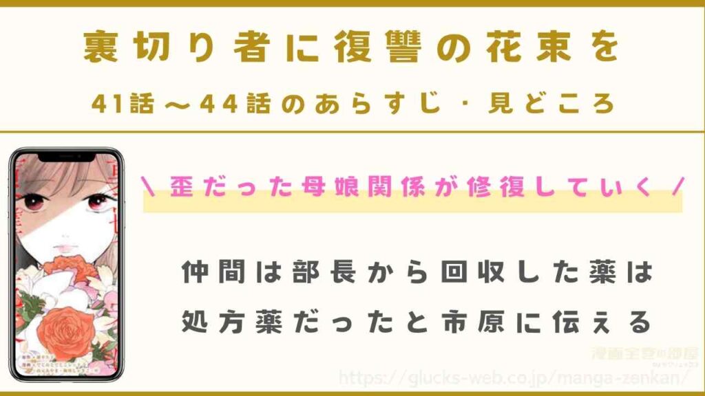 『裏切り者に復讐の花束を~絶対に許さない~』41話~44話(最終回)のあらすじ・見どころ