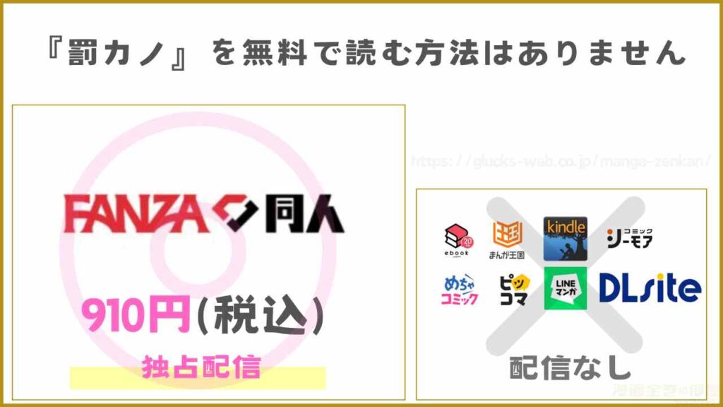 漫画『罰カノ 〜僕らのなれそめは罰ゲームの告白ドッキリでした〜』を無料で読めるサイトやアプリを調査