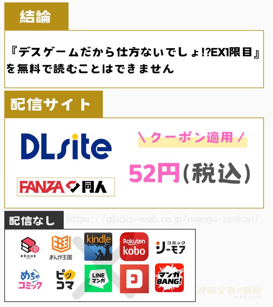 デスゲームだから仕方ないでしょ!?EX1限目