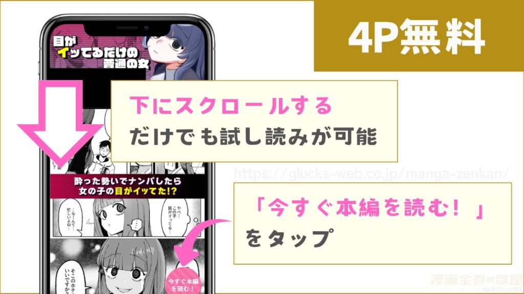 4ページ分を無料で試し読みする方法1