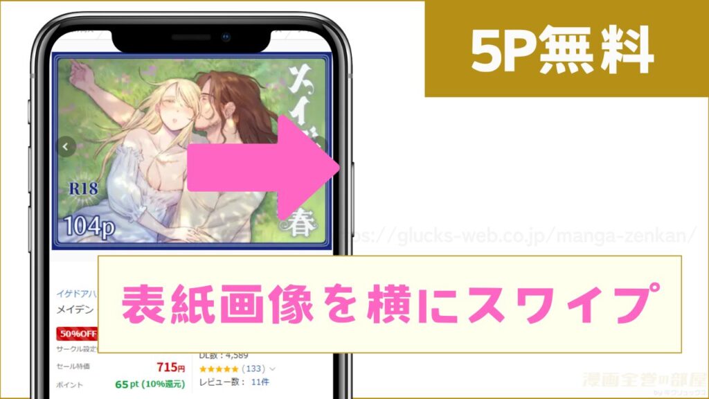 5ページ分を無料で試し読みする方法