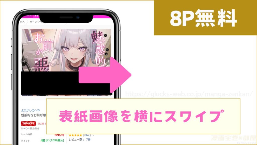 8ページ分を無料で試し読みする方法