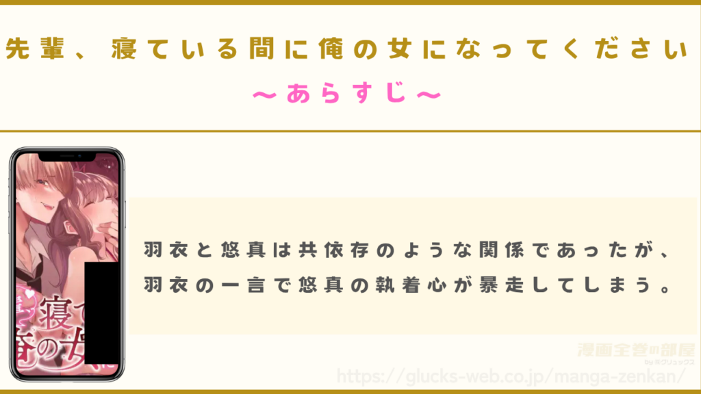 漫画『先輩、寝ている間に俺の女になってください』のあらすじ