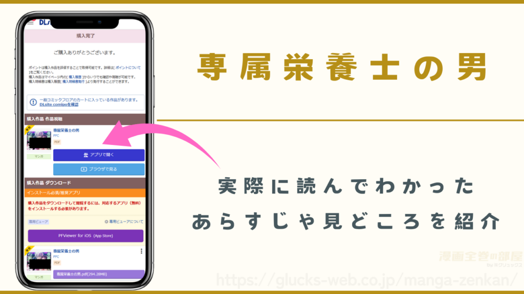 漫画『専属栄養士の男』の作品詳細