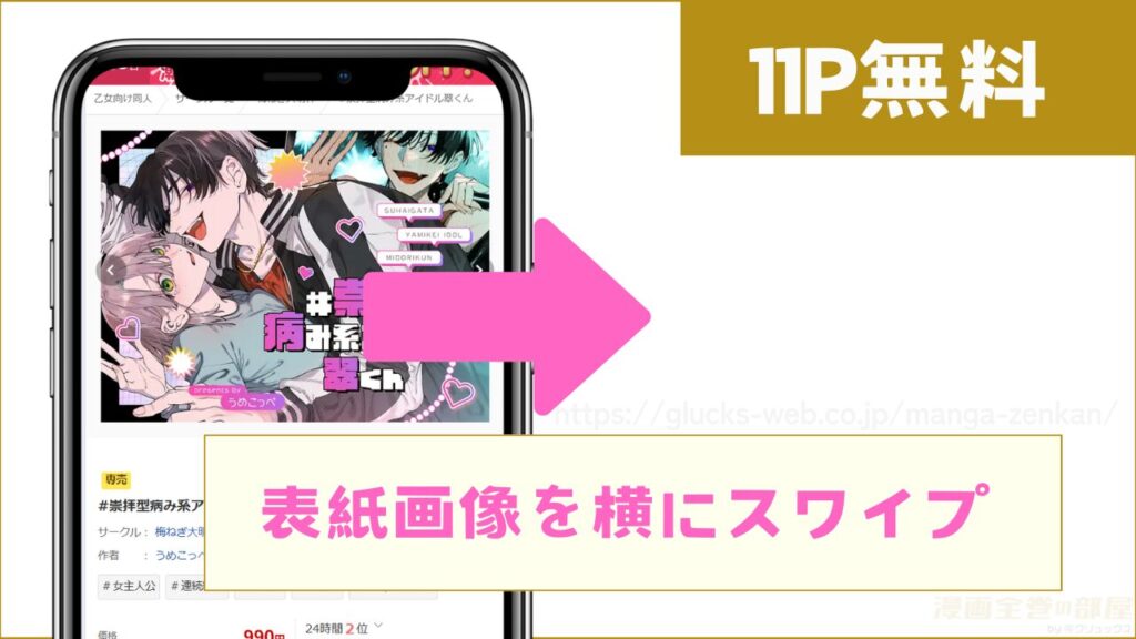 11ページ分を無料で試し読みする方法