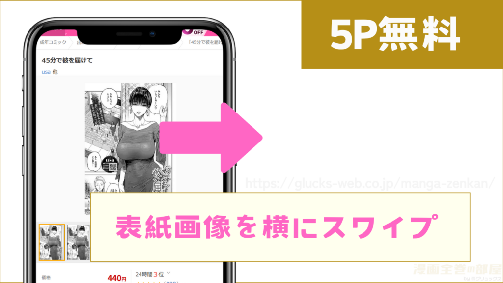 5ページ分を無料で試し読みする方法