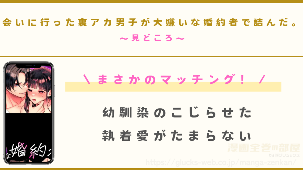 漫画『会いに行った裏アカ男子が大嫌いな婚約者で詰んだ。』の見どころ
