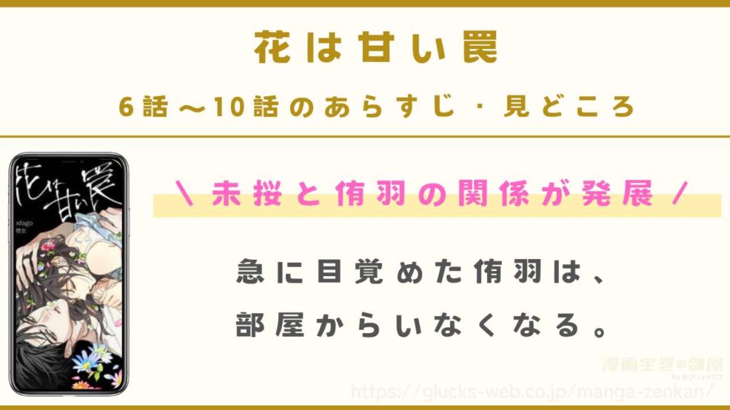 『花は甘い罠』6話〜10話のあらすじ・見どころ
