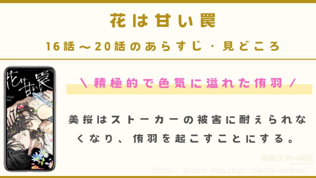 『花は甘い罠』16話~20話のあらすじ・見どころ