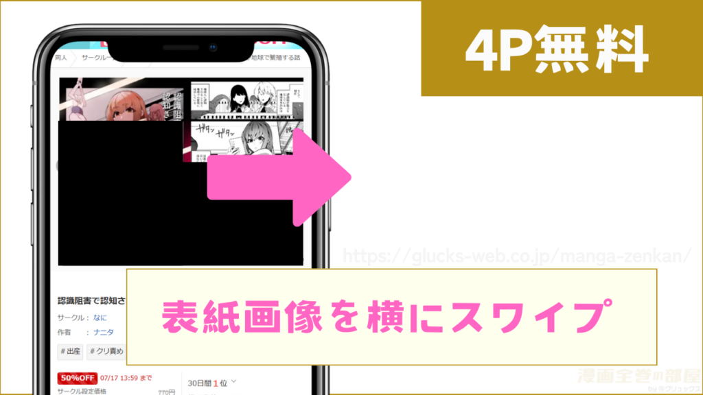 4ページ分を無料で試し読みする方法