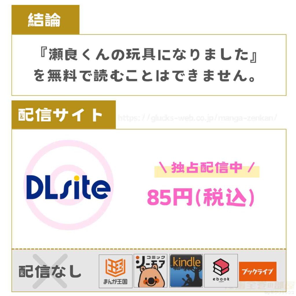 瀬良くんの玩具になりました