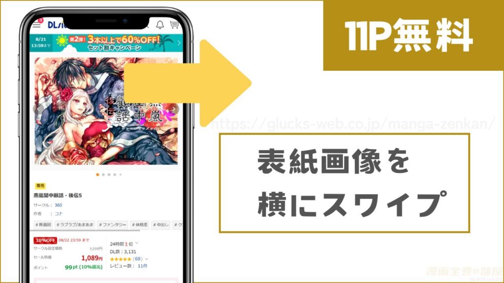 11ページ分を無料で試し読みする方法