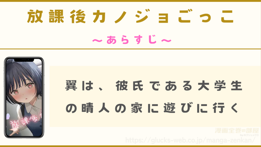 あらすじ|翼は大学生の恋人の晴人の家に遊びに行く