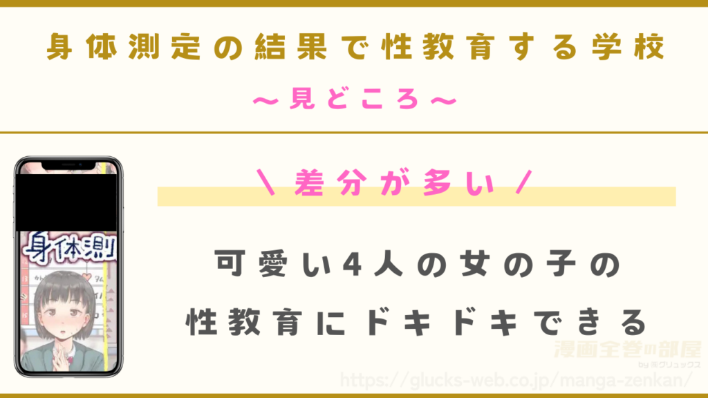 『身体測定の結果で性教育する学校』の見どころ
