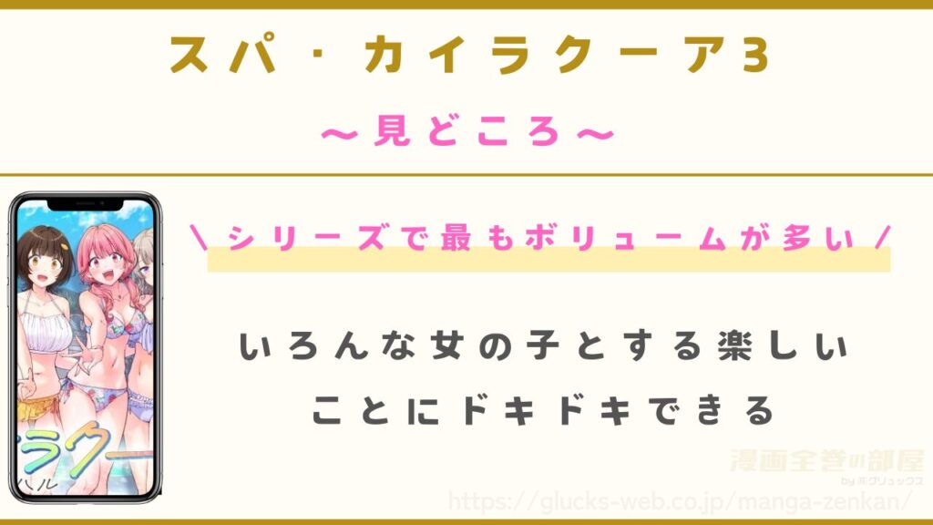 『スパ・カイラクーア3』の見どころ