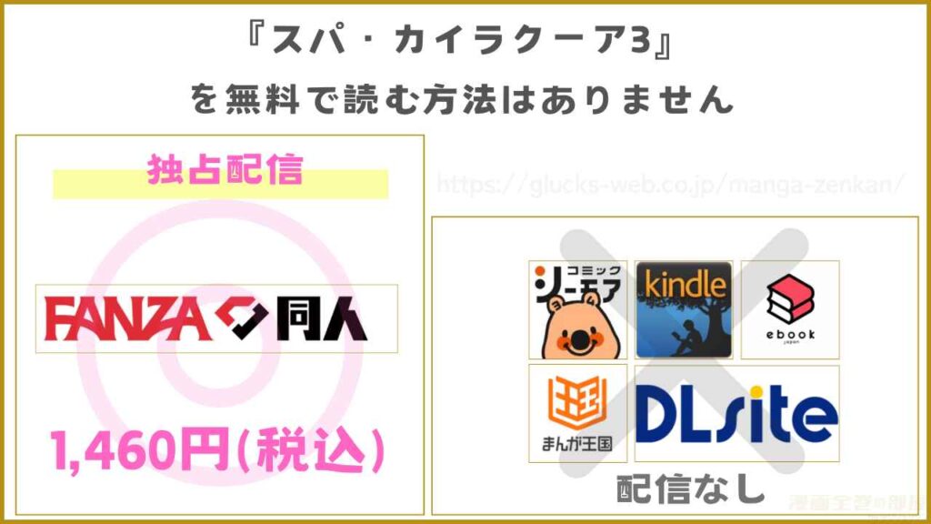 漫画『スパ・カイラクーア3』を無料で読めるサイトやアプリを調査