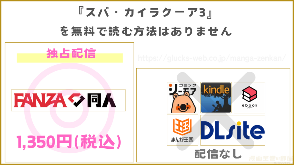 漫画『スパ・カイラクーア3』を無料で読めるサイトやアプリを調査