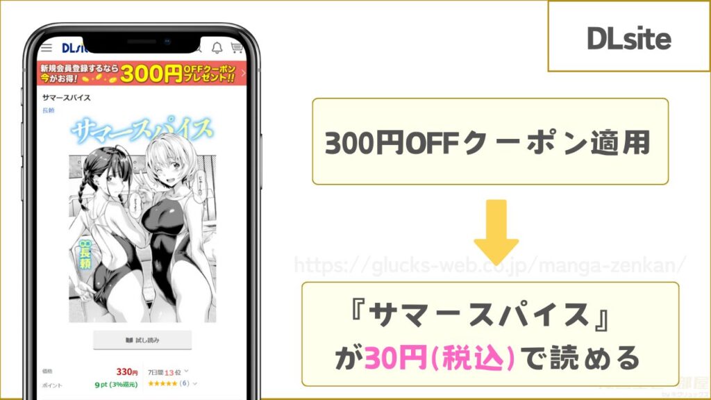 DLsiteなら『サマースパイス』が30円で読める