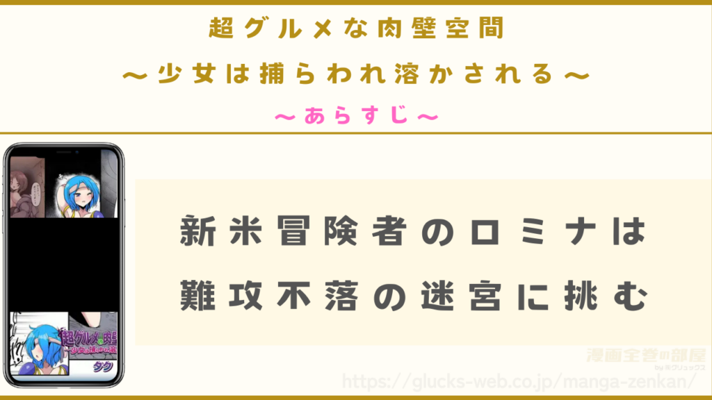 あらすじ｜主人公のロミナはある迷宮の攻略に挑む