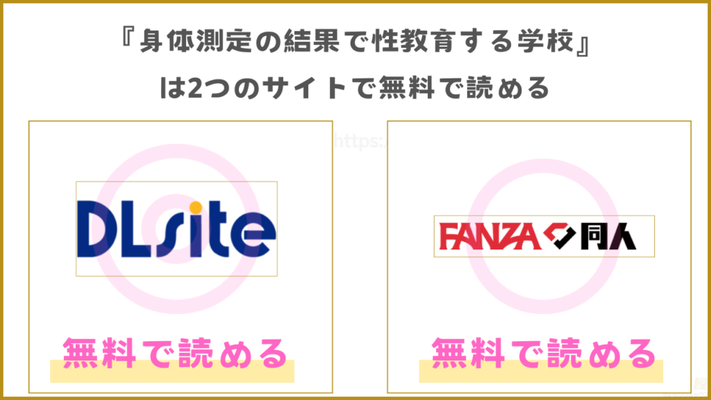 『身体測定の結果で性教育する学校』が無料で読めるサイト・アプリはどれ？