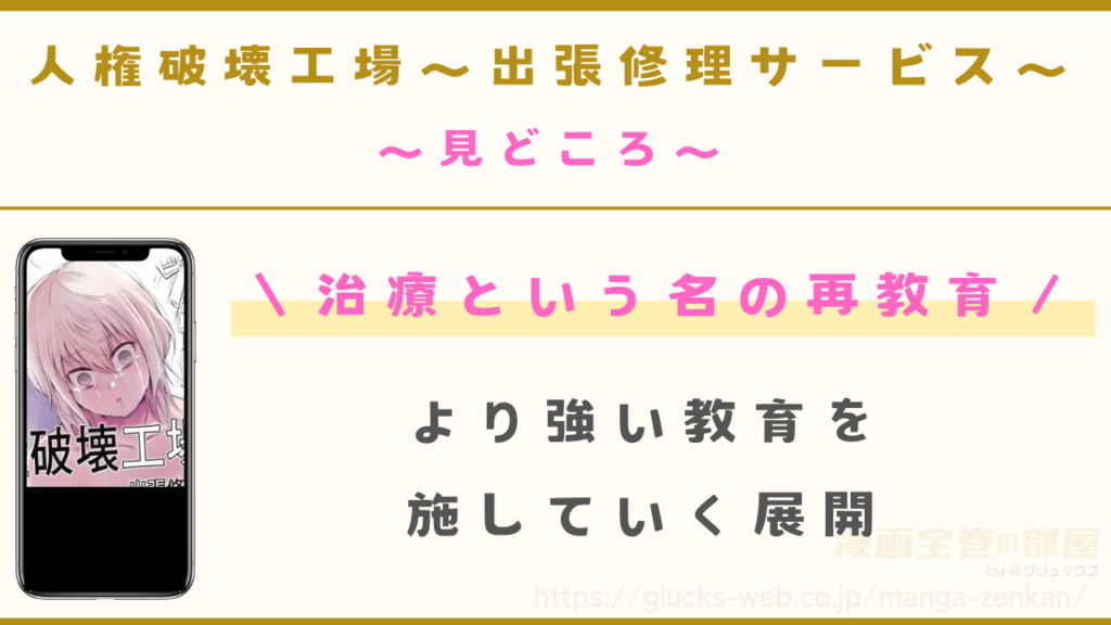 見どころ｜治療という名の再教育