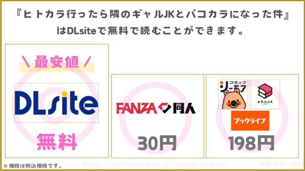 漫画『ヒトカラ行ったら隣のギャルJKとパコカラになった件』を無料で読めるサイトやアプリ