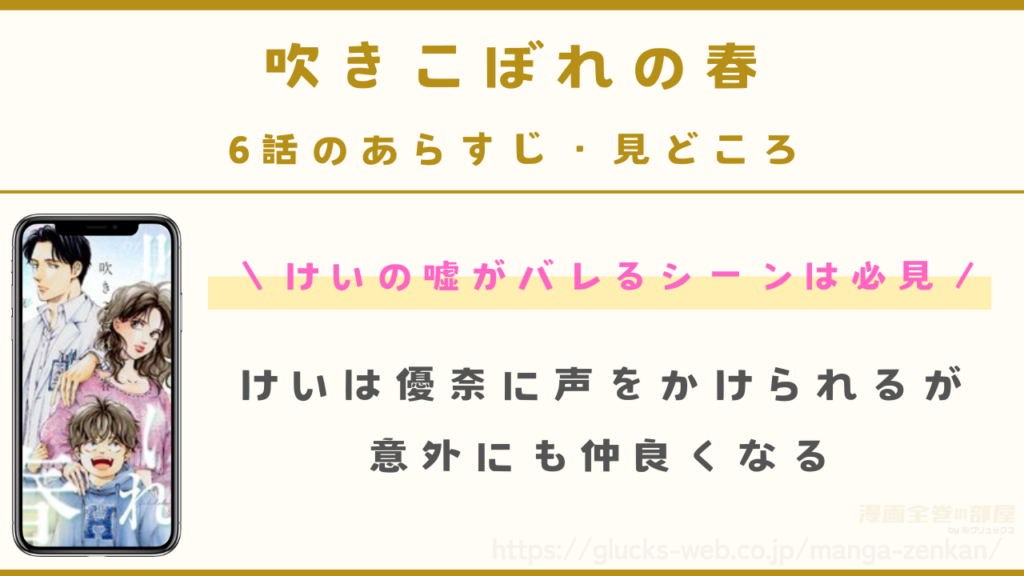 『吹きこぼれの春』6話のあらすじ・見どころ