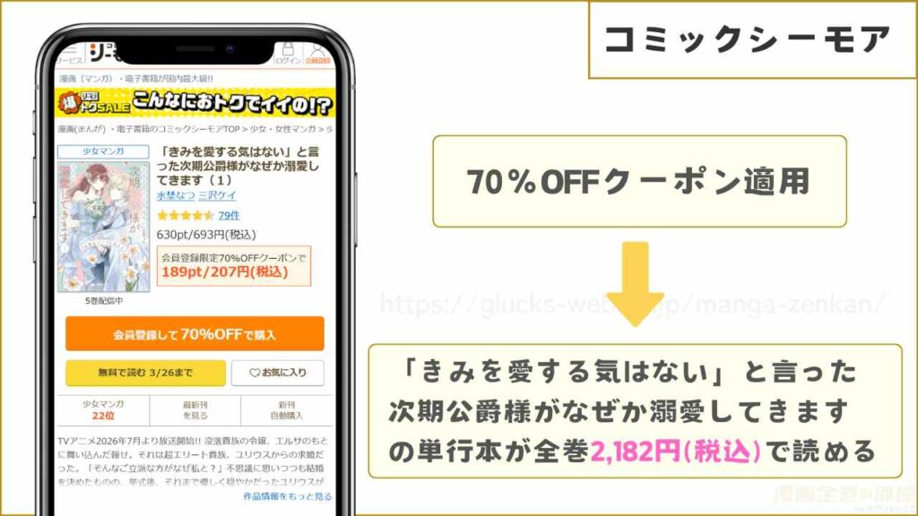 コミックシーモアなら単行本がお得に読める