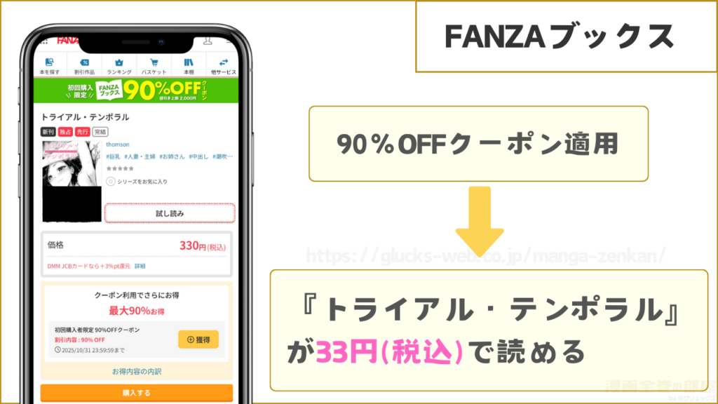 FANZAブックスなら『トライアル・テンポラル』が33円で読める