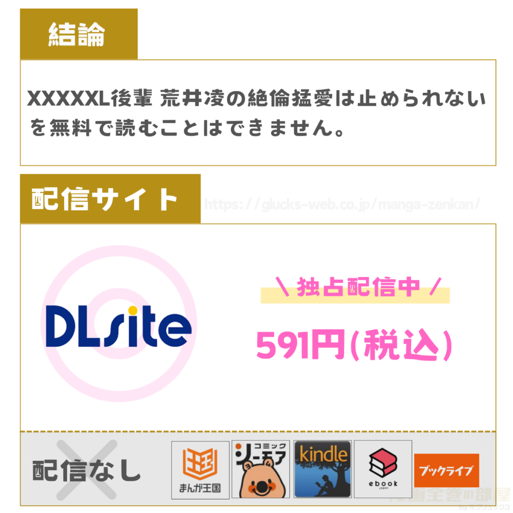 XXXXXL後輩 荒井凌の絶倫猛愛は止められない