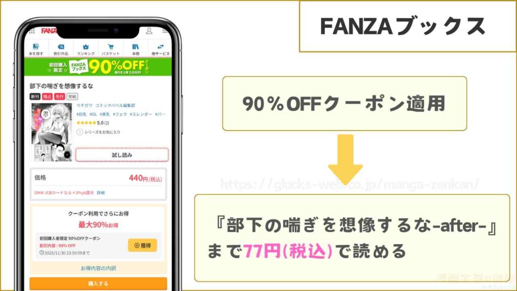 FANZAブックスなら『部下の喘ぎを想像するな-after-』まで全巻77円で読める