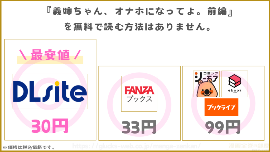 漫画『義姉ちゃん、オナホになってよ。前編』は無料では読めないがお得に読める