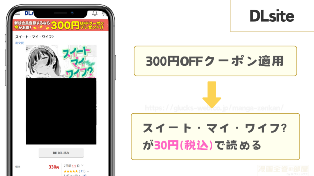 DLsiteなら『スイート・マイ・ワイフ?』が30円で読める