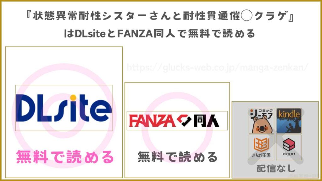 漫画『状態異常耐性シスターさんと耐性貫通催○クラゲ』はDLsiteとFANZA同人で無料で読める
