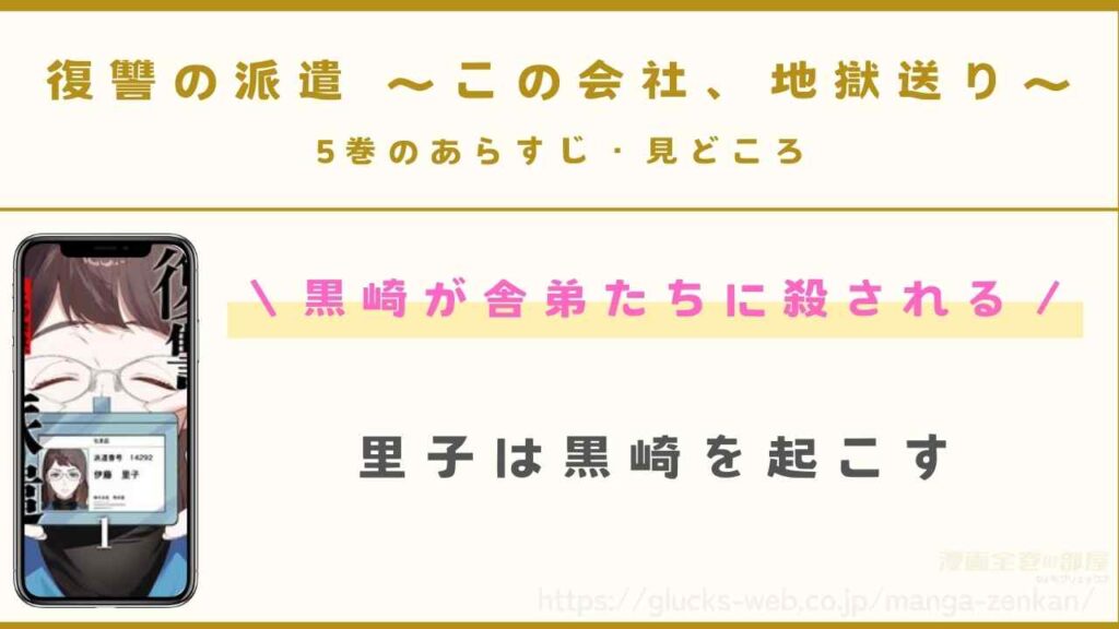 『復讐の派遣 ～この会社、地獄送り～』5巻のあらすじ・見どころ