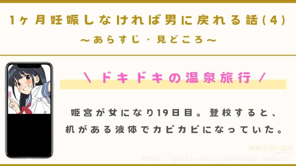 『1ヶ月妊娠しなければ男に戻れる話(4)』のあらすじ・見どころ