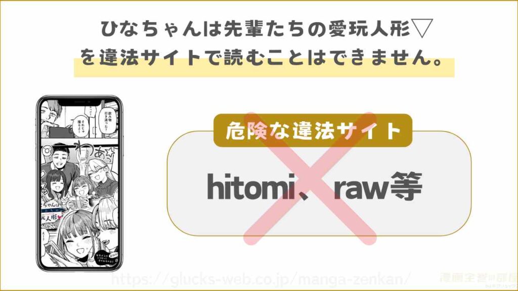 違法サイトのhitomiやrawの閲覧は危険