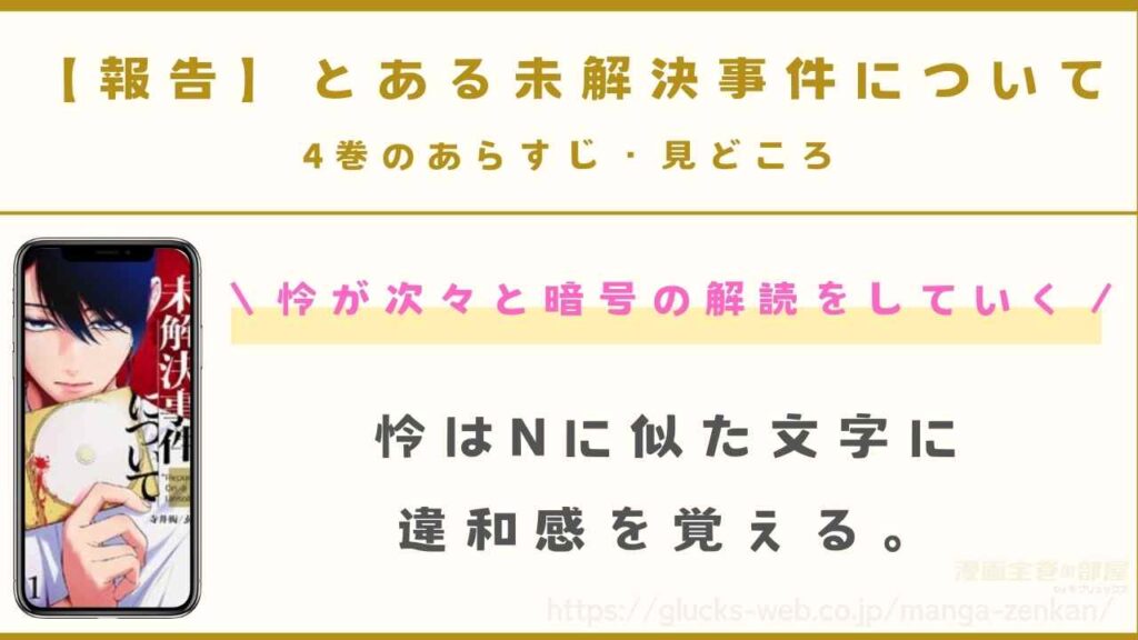 『【報告】とある未解決事件について』4巻のあらすじ・見どころ