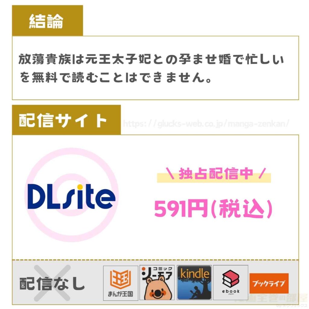 放蕩貴族は元王太子妃との孕ませ婚で忙しい