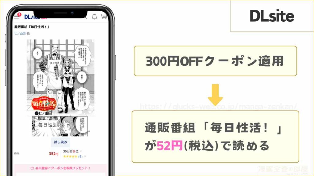 DLsiteなら『通販番組「毎日性活！」』が52円で読める