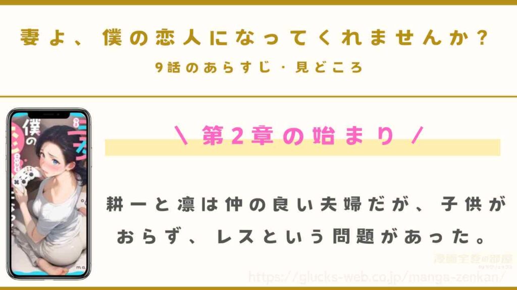 『妻よ、僕の恋人になってくれませんか？』9話のあらすじ・見どころ