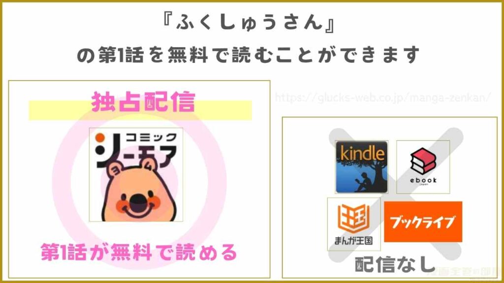 漫画『ふくしゅうさん』が無料で読めるサイトやアプリ