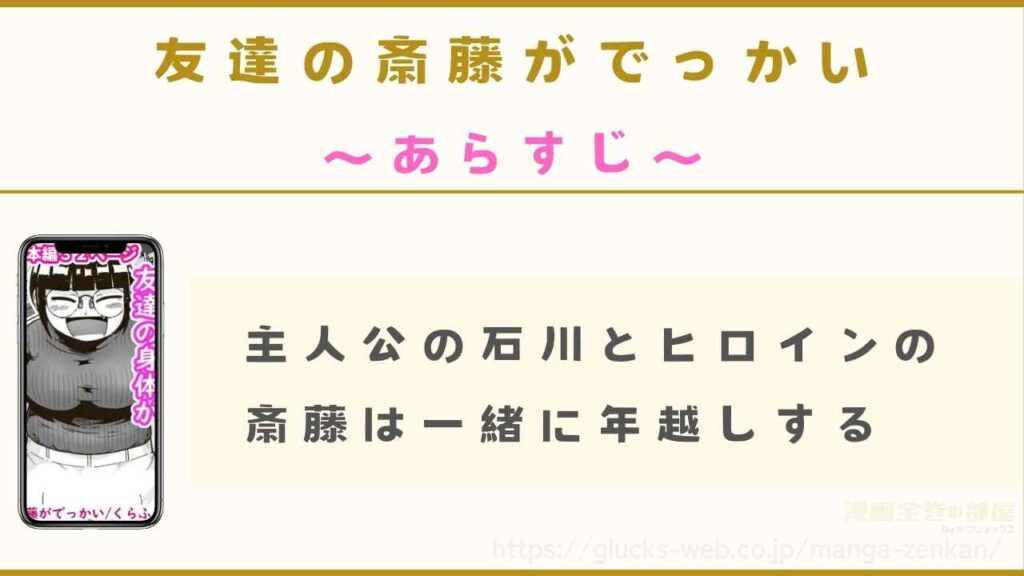 あらすじ|主人公の石川とヒロインの斎藤は一緒に年越しする