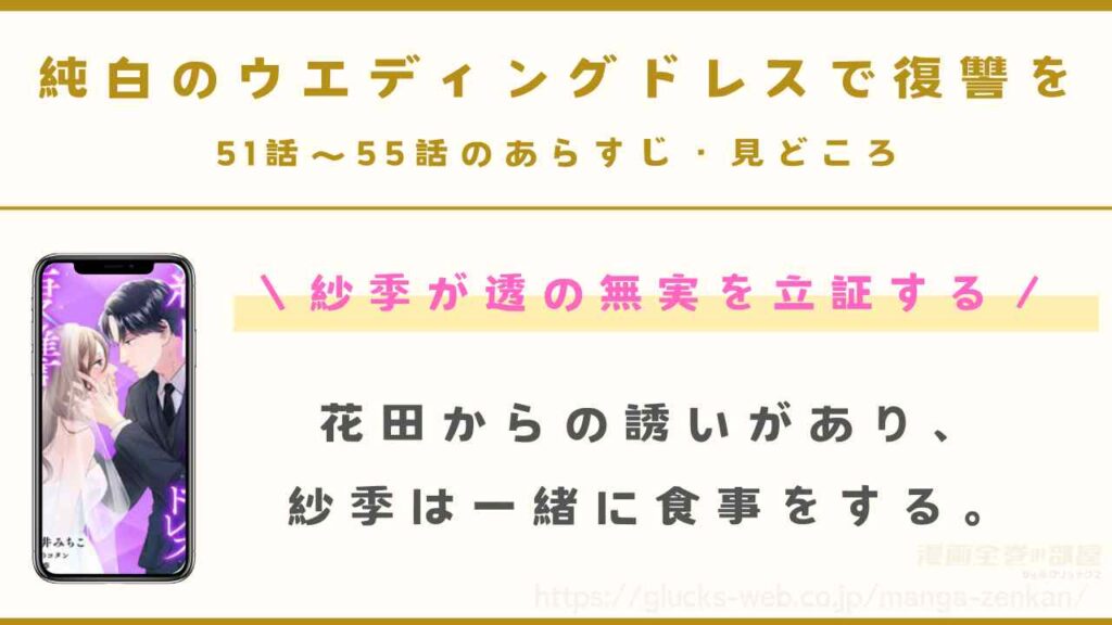 51話～55話：紗季が透の無実を立証する