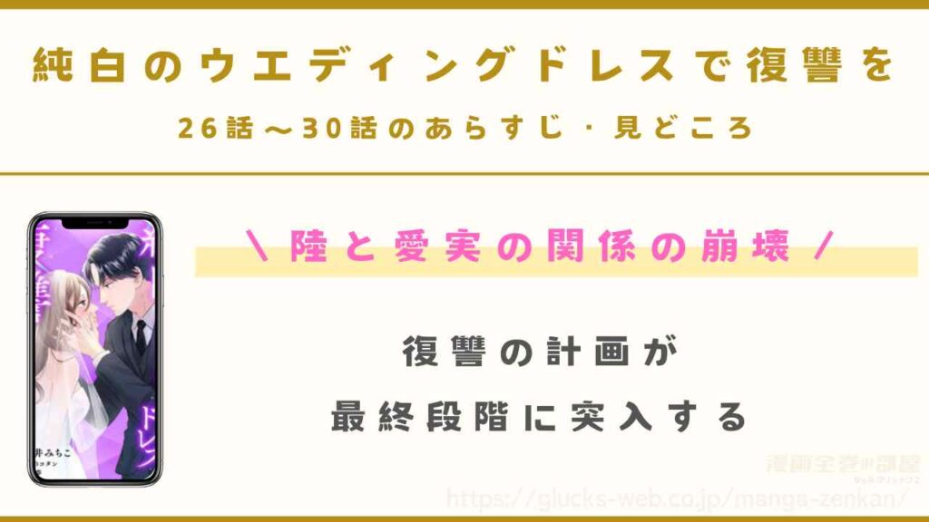 26話～30話：陸と愛実の関係の崩壊