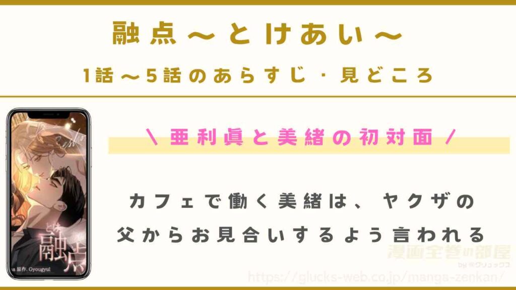 1話〜5話｜亜利眞と美緒の初対面