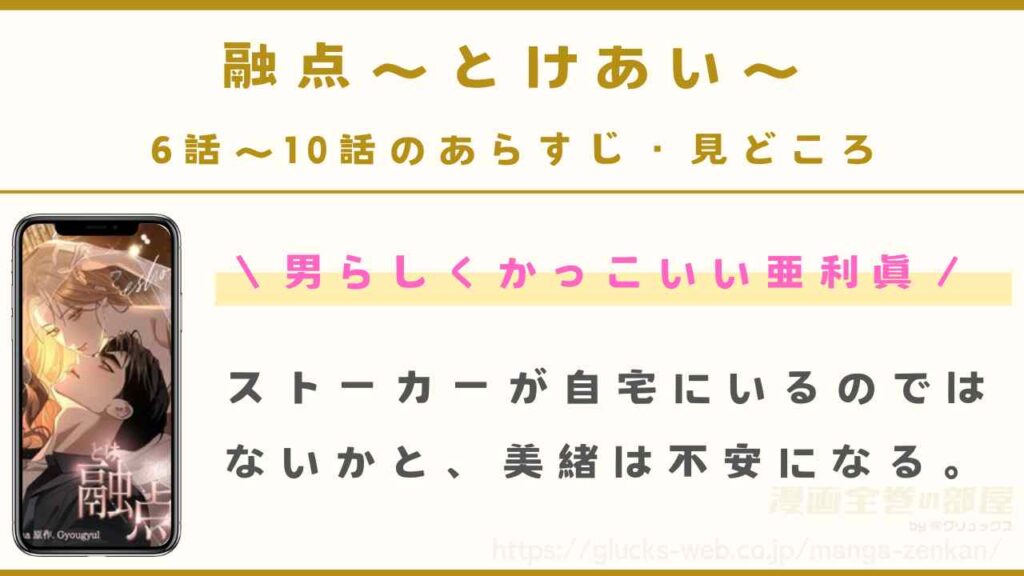 6話〜10話｜男らしくかっこいい亜利眞