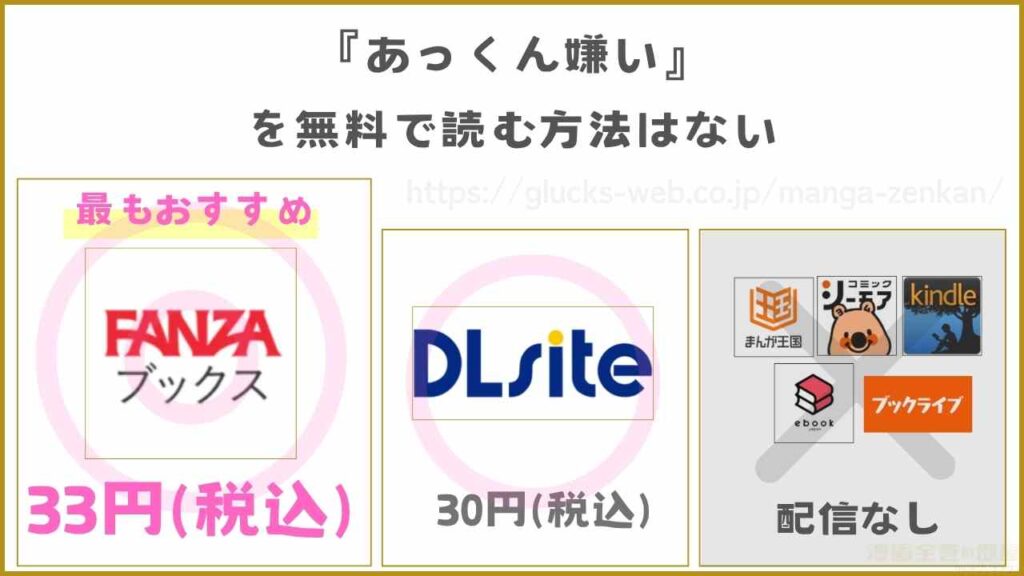 『あっくん嫌い』が無料で読めるか調査